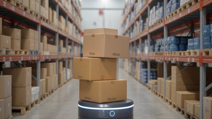 Le nouveau robot logistique entrepôt révolutionne la préparation de commandes