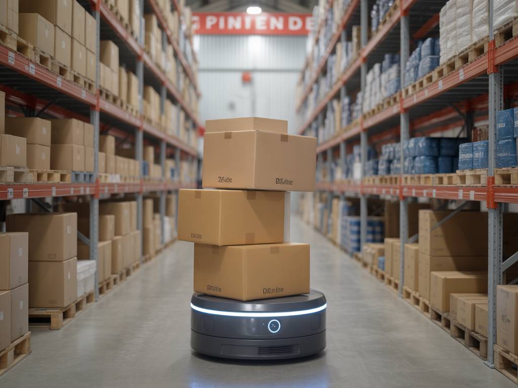 Le nouveau robot logistique entrepôt révolutionne la préparation de commandes