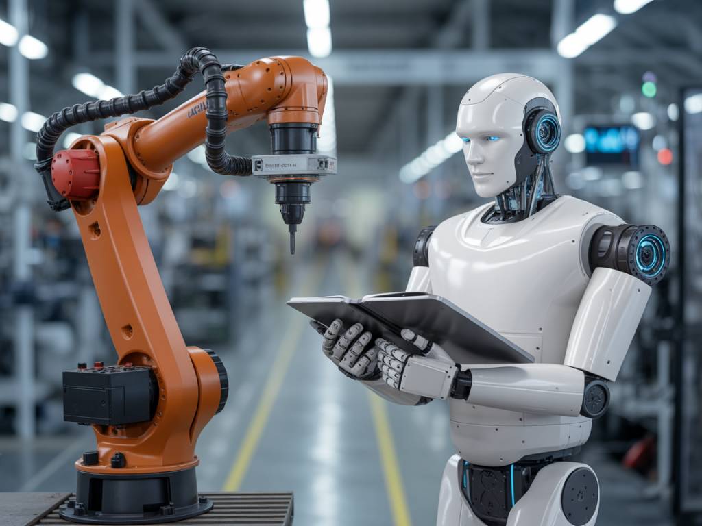 Robotique collaborative : vers une synergie homme-machine dans les chaînes de production