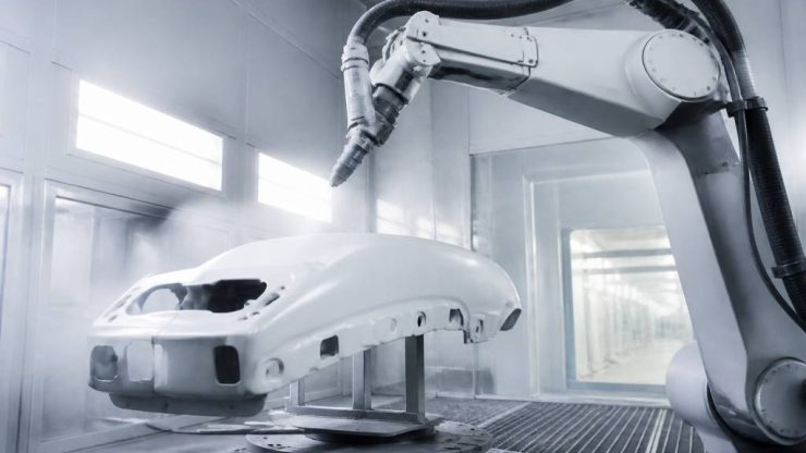 Les robots de peinture industriels : gains de qualité, productivité et sécurité en usine